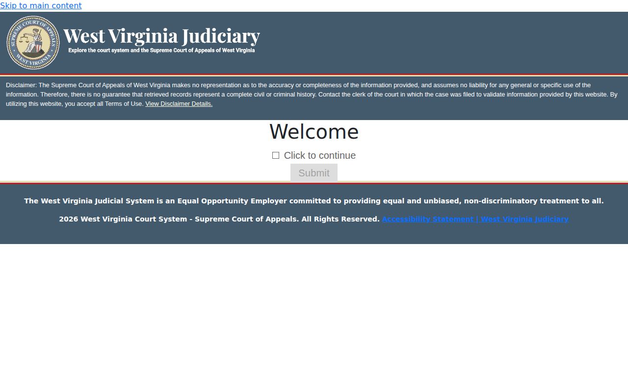 West Virginia court warrant record search for Fayette County records